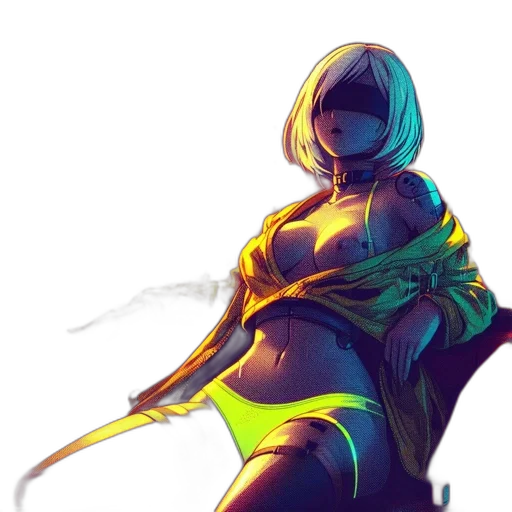 sword, dress, weapon, robot transparent PNG cut-out