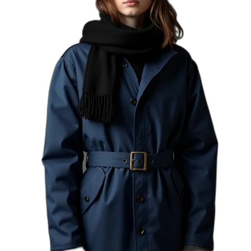 jacket, photorealistic, blue, photograph transparent PNG cut-out