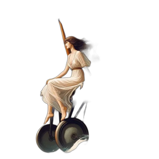 staff, weapon, sword, hair transparent PNG cut-out