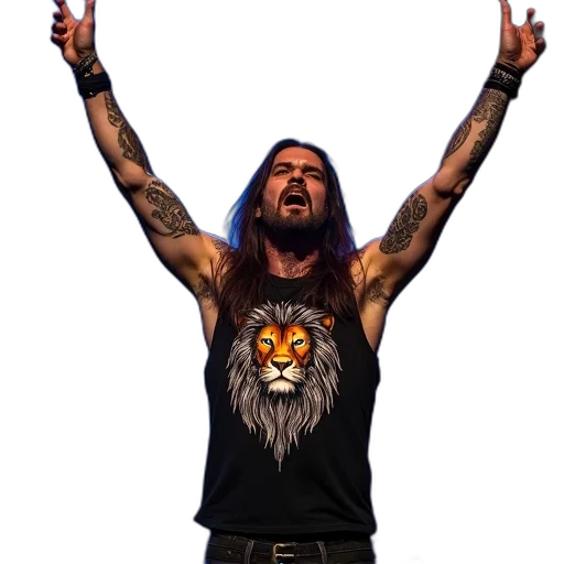 animal, male, rock, musician transparent PNG cut-out