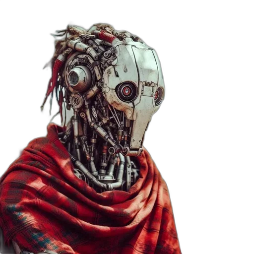 robot, mask, creature, face transparent PNG cut-out