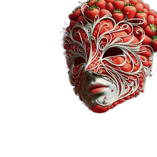 mask, face, crown, food transparent PNG cut-out