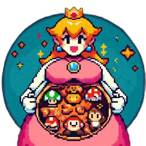 crown, dress, staff, food transparent PNG cut-out