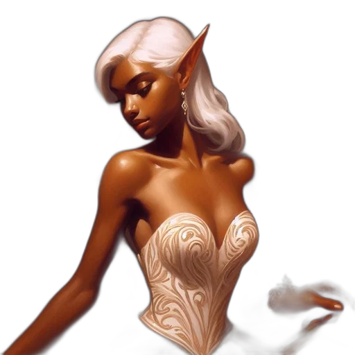 dress, dragon, fantasy art, concept art transparent PNG cut-out