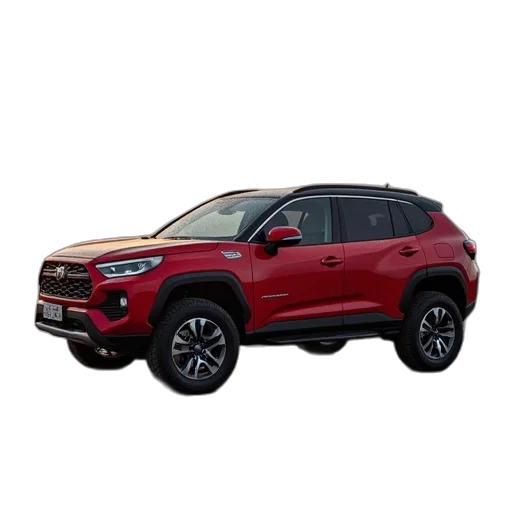 car, red, mahin, suv transparent PNG cut-out