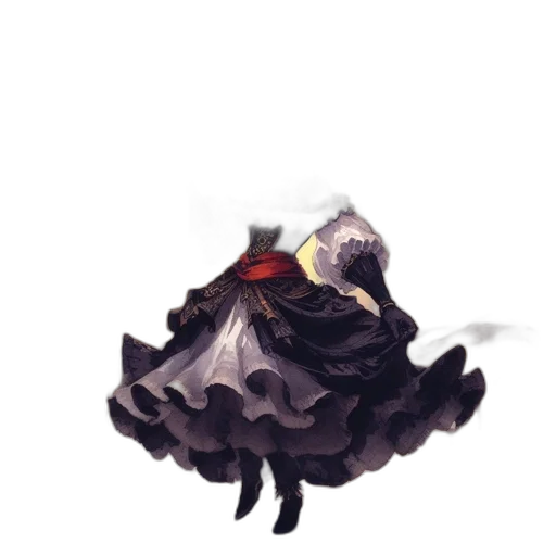 dress, crown, hat, creature transparent PNG cut-out