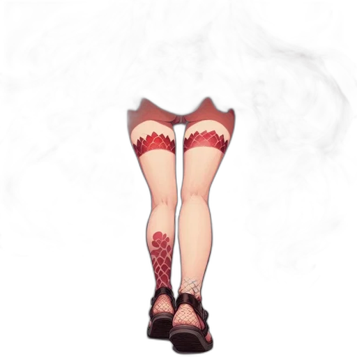 shoes, dress, mask, staff transparent PNG cut-out