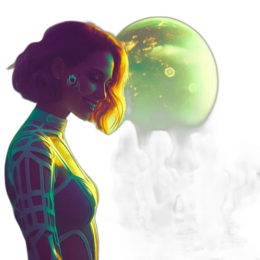 robot, concept art, comic book art, cyberpunk transparent PNG cut-out
