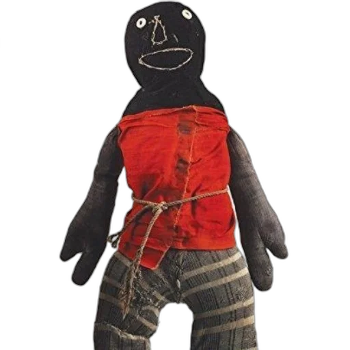mask, jacket, creature, staff transparent PNG cut-out