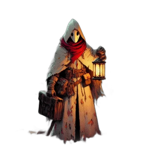 staff, mask, jacket, sword transparent PNG cut-out