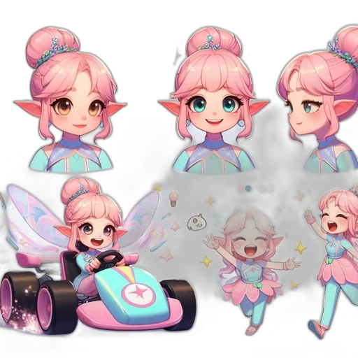concept art, fantasy art, pixel art, anime transparent PNG cut-out