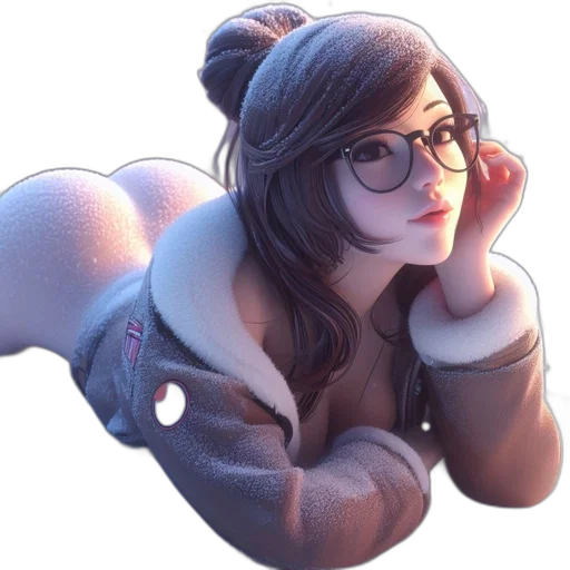 staff, jacket, robot, face transparent PNG cut-out