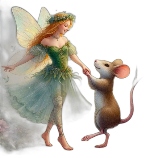 concept art, fantasy art, watercolor, 3d render transparent PNG cut-out