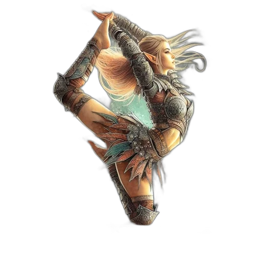 sword, dragon, weapon, hair transparent PNG cut-out