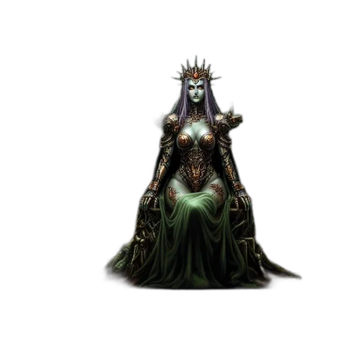 dress, crown, concept art, fantasy art transparent PNG cut-out