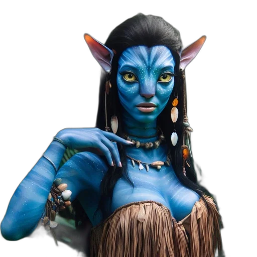 mask, jewelry, staff, creature transparent PNG cut-out