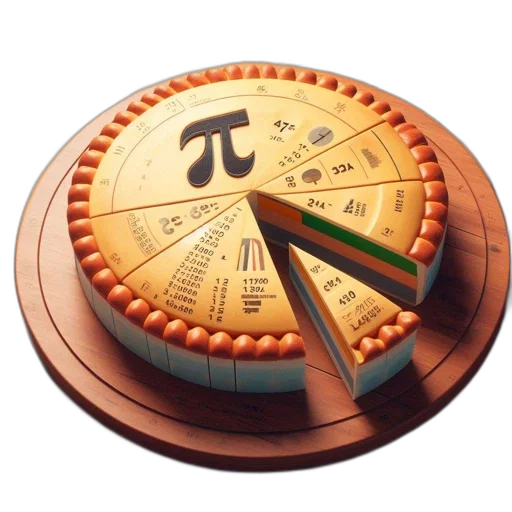 food, jewelry, 3d render, pie transparent PNG cut-out