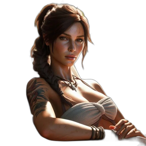 staff, jewelry, face, dress transparent PNG cut-out