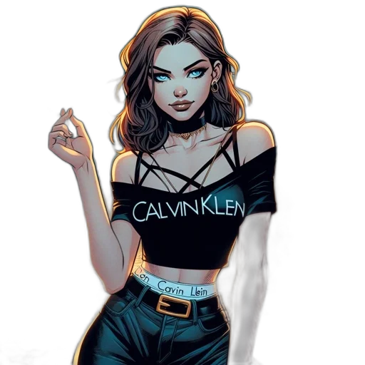 jewelry, comic book art, cartoon, concept art transparent PNG cut-out