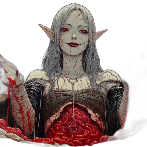 fantasy art, concept art, comic book art, pixel art transparent PNG cut-out