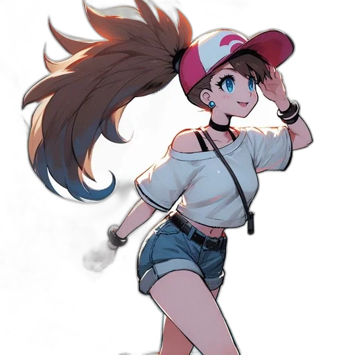 staff, hat, dress, creature transparent PNG cut-out