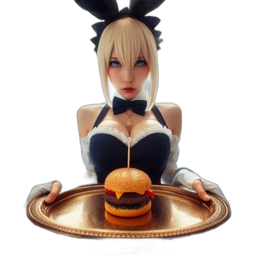 food, hat, 3d render, concept art transparent PNG cut-out