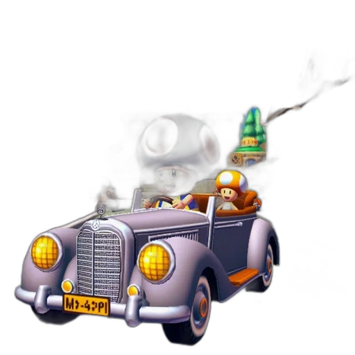 car, robot, concept art, 3d render transparent PNG cut-out