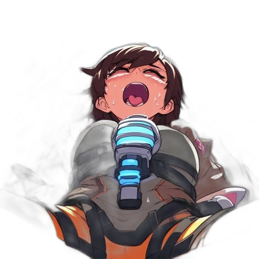 jacket, robot, weapon, bottle transparent PNG cut-out