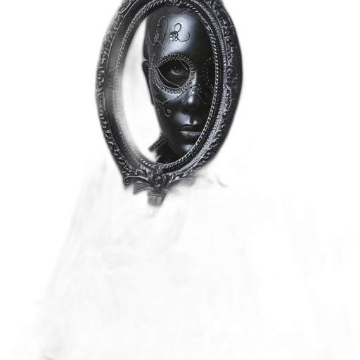 mask, face, crown, jewelry transparent PNG cut-out