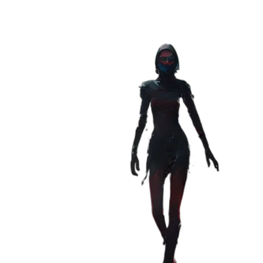 creature, mask, dress, robot transparent PNG cut-out