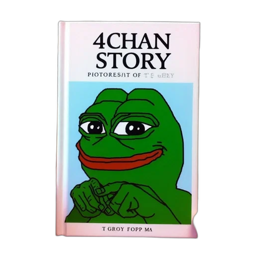 book, cover, featuring, pepe transparent PNG cut-out