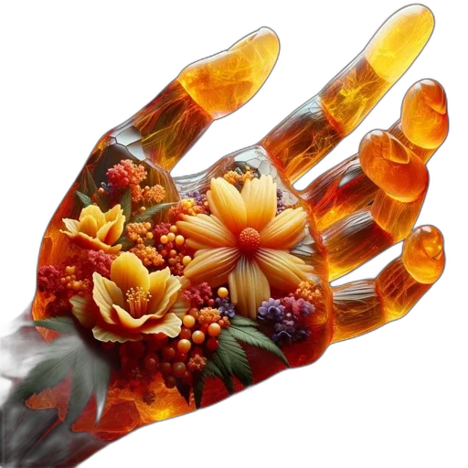 jewelry, food, photorealistic, oil painting transparent PNG cut-out