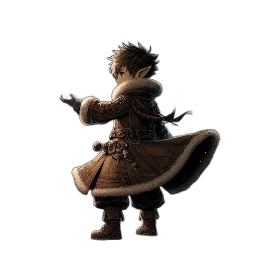 dragon, jacket, weapon, creature transparent PNG cut-out