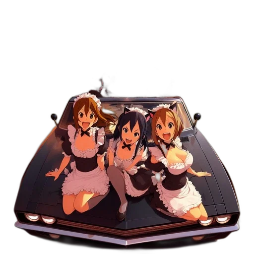 dress, car, shoes, umbrella transparent PNG cut-out
