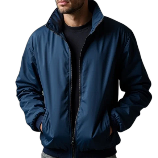 jacket, blue, nap, men transparent PNG cut-out