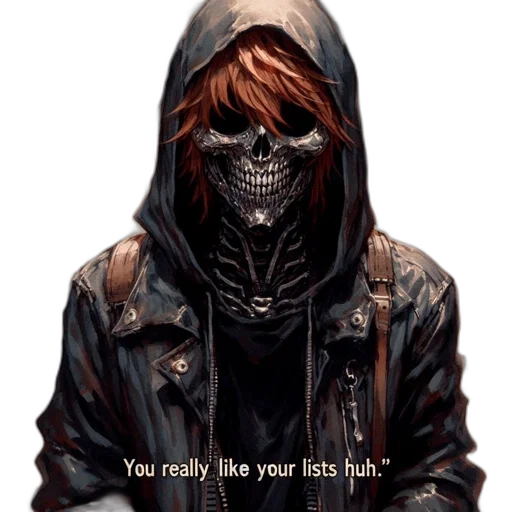 jacket, mask, face, creature transparent PNG cut-out