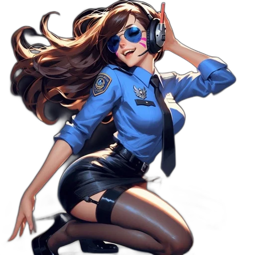 staff, jacket, face, robot transparent PNG cut-out