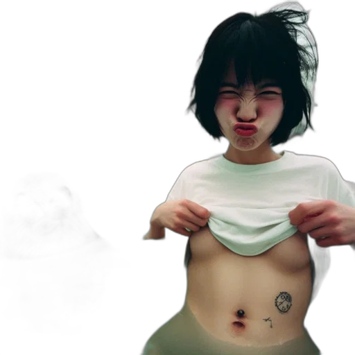 photorealistic, concept art, 3d render, cyberpunk transparent PNG cut-out