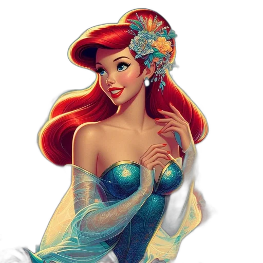 dress, crown, fantasy art, concept art transparent PNG cut-out