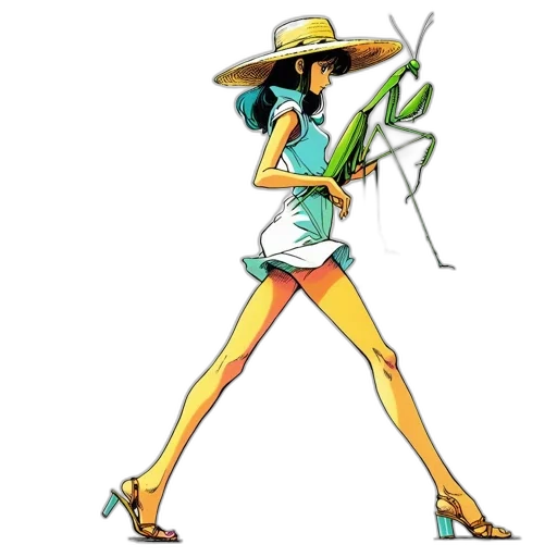 staff, concept art, cartoon, comic book art transparent PNG cut-out