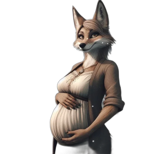 staff, dress, animal, creature transparent PNG cut-out
