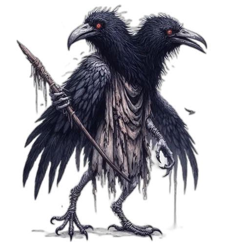 creature, animal, staff, dragon transparent PNG cut-out