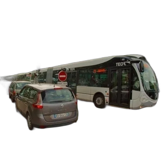car, staff, 3d render, photorealistic transparent PNG cut-out