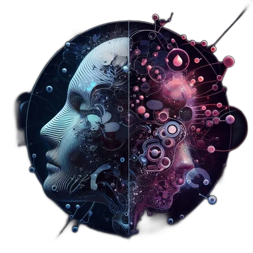 robot, face, mask, crown transparent PNG cut-out
