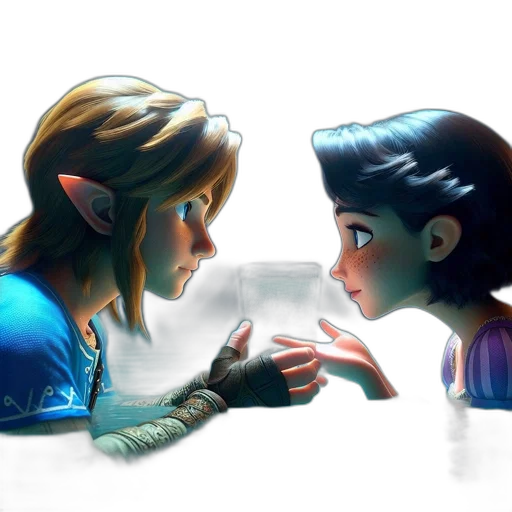concept art, fantasy art, comic book art, 3d render transparent PNG cut-out