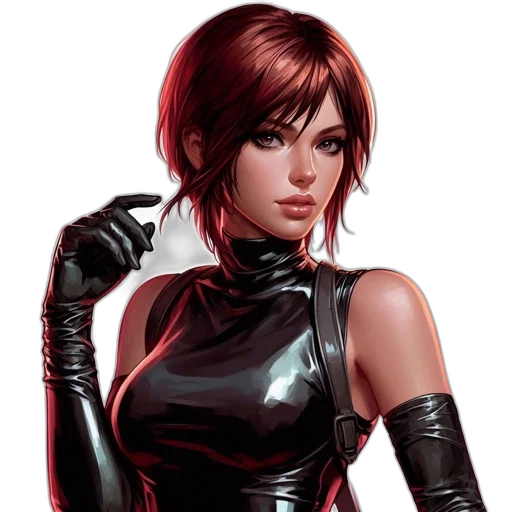 comic book art, concept art, fantasy art, cyberpunk transparent PNG cut-out