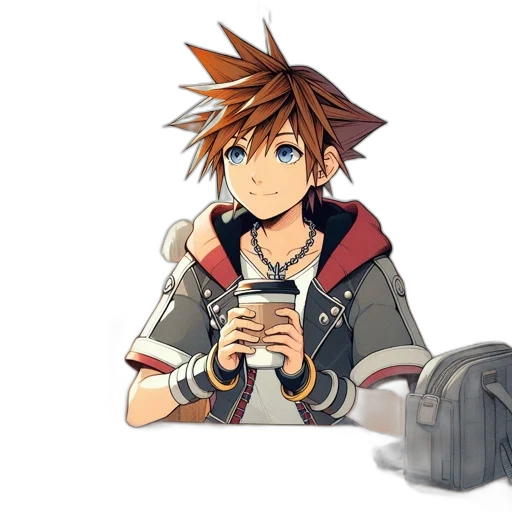 anime, pixel art, concept art, cartoon transparent PNG cut-out