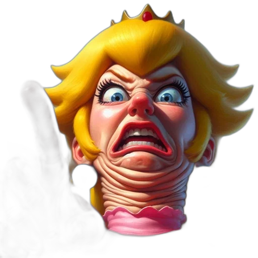 face, mask, staff, creature transparent PNG cut-out