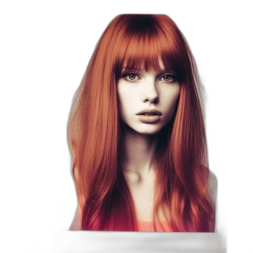 hair, photorealistic, 3d render, fantasy art transparent PNG cut-out