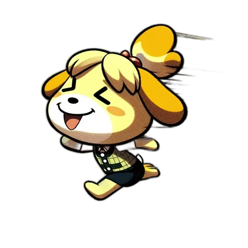 staff, animal, creature, pixel art transparent PNG cut-out